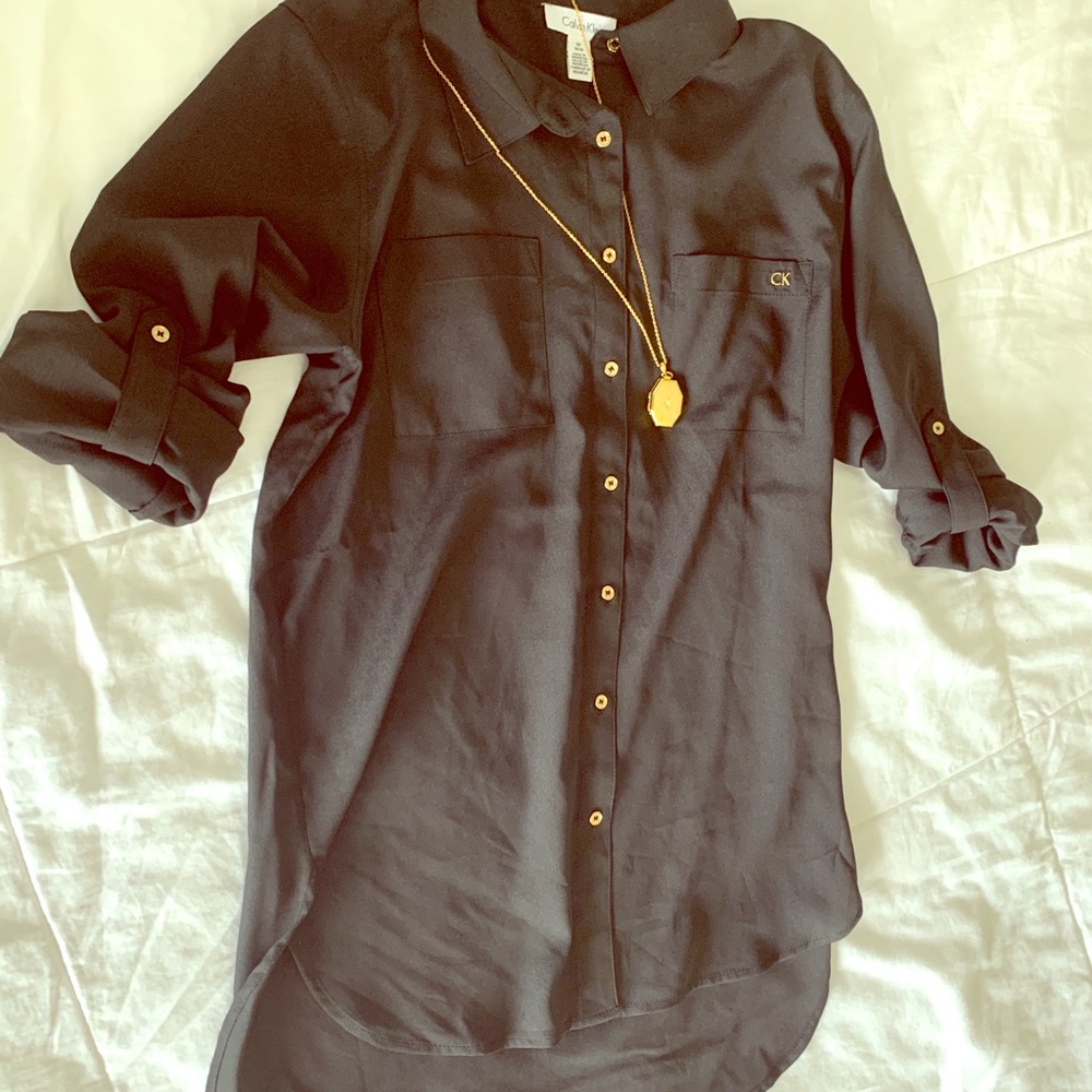 CK black safari shirt